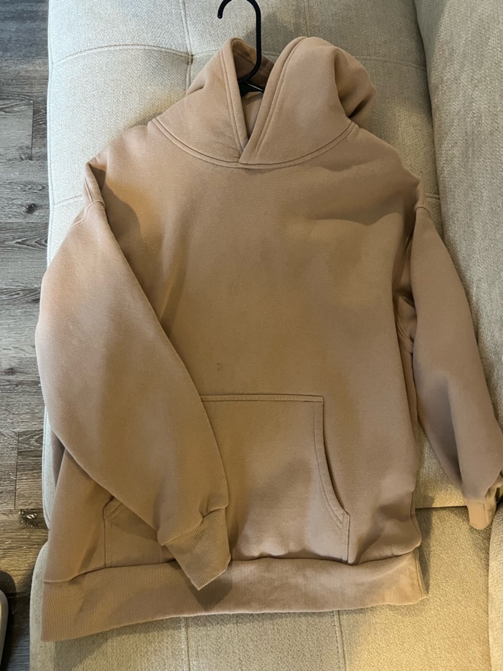 Cozy Neutral Beige Hoodie